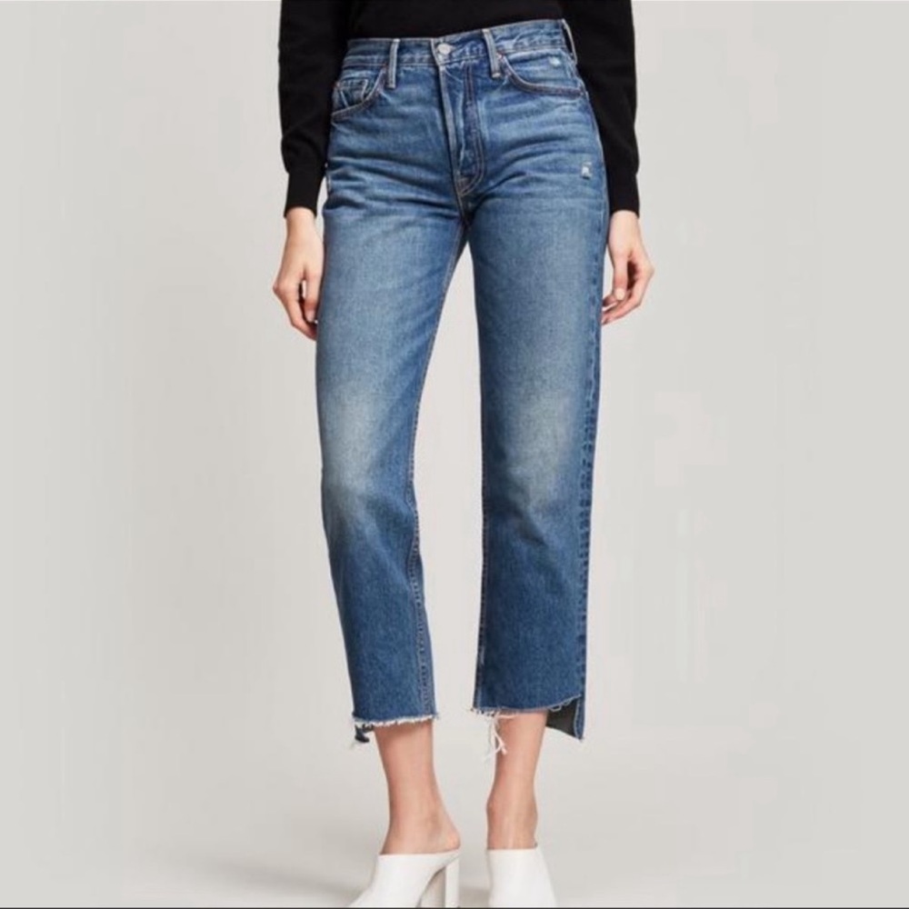 NWT GRLFRND Tatum Sloping Hem Jeans